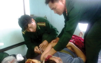 Cứu ngư dân bị nạn trên biển